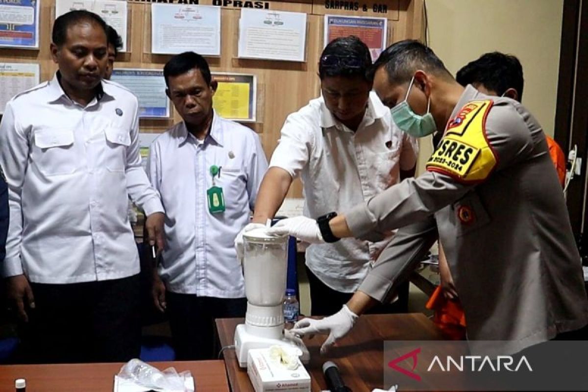 Polres Temanggung  musnahkan barang bukti narkotika