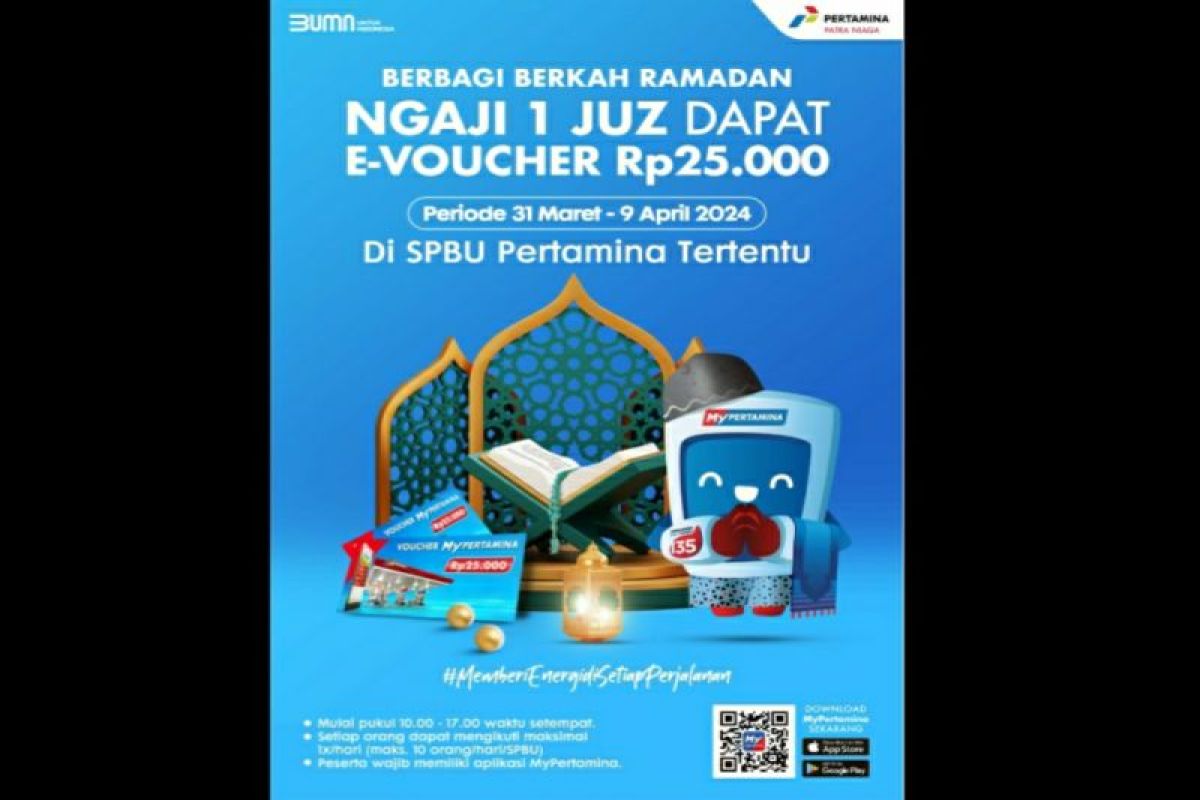 Ngaji 1 juz di mushola SPBU gratis E-Voucher MyPertamina