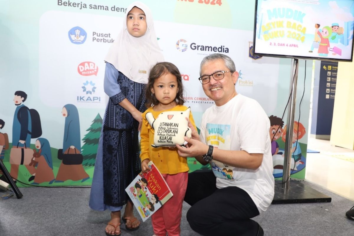 Mudik Asyik Baca Buku Tahun 2024 ajak pemudik baca saat perjalanan