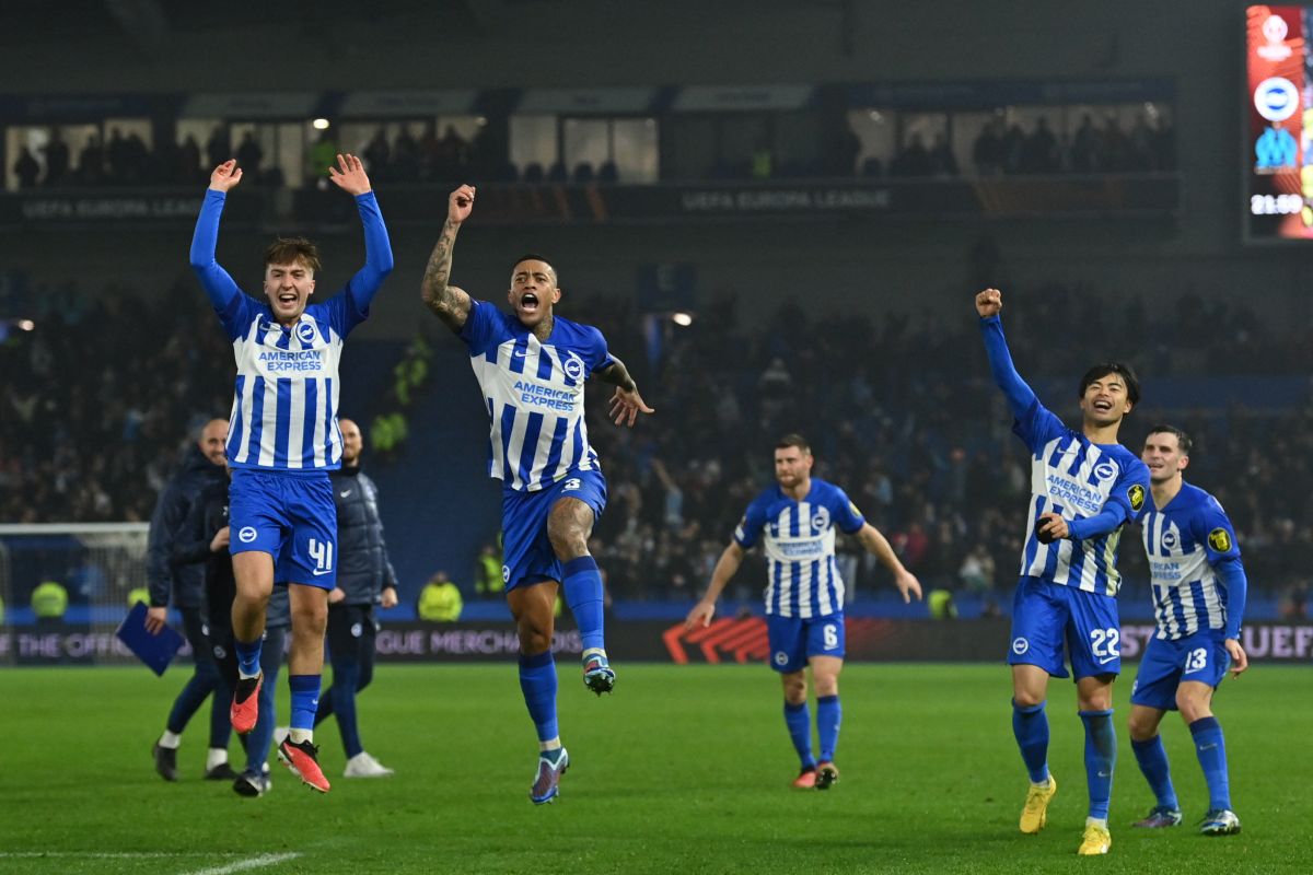 Brighton raih kemenangan setelah tekuk Tottenham 3-2