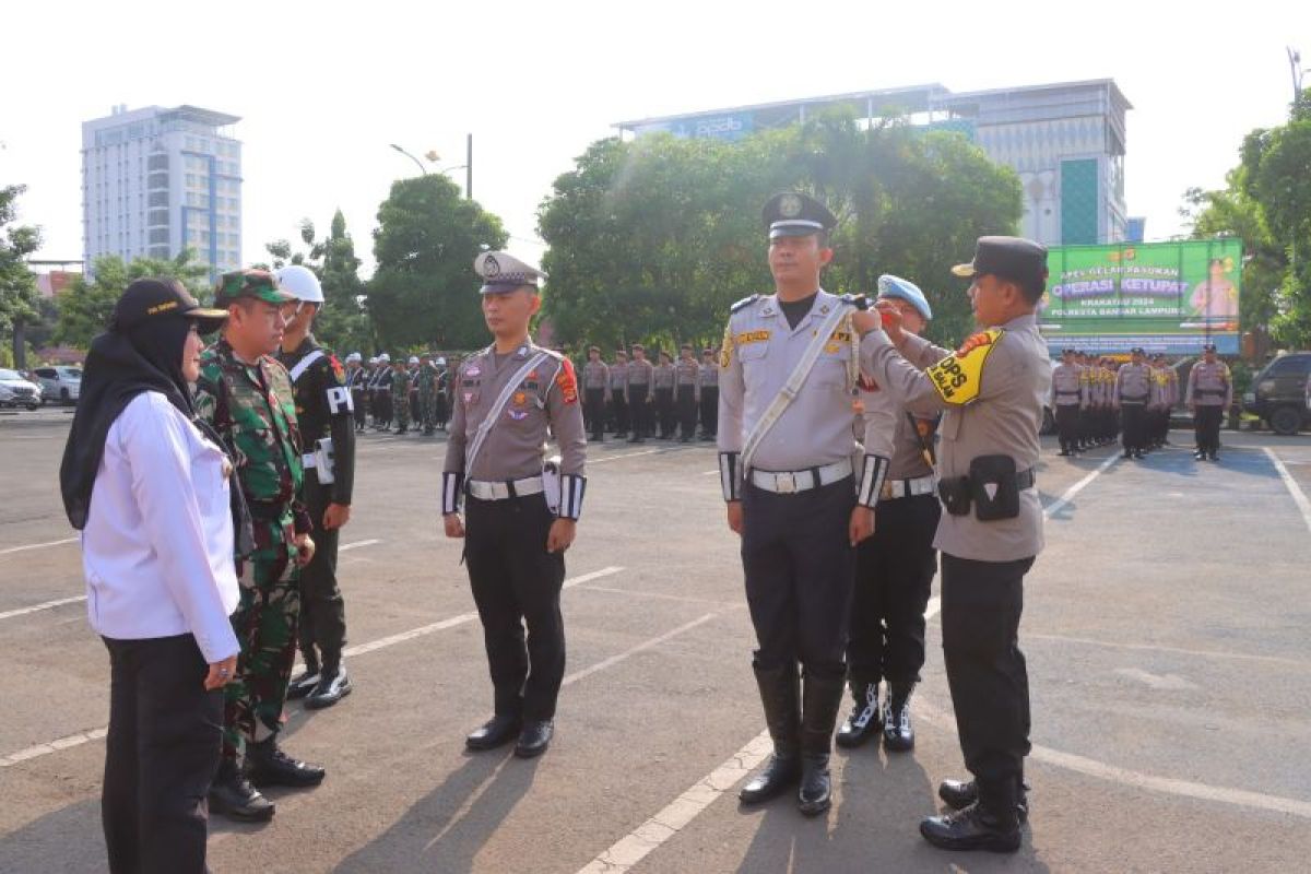 Polresta Bandarlampung kerahkan 427 personel pada Operasi Ketupat Krakatau 2024