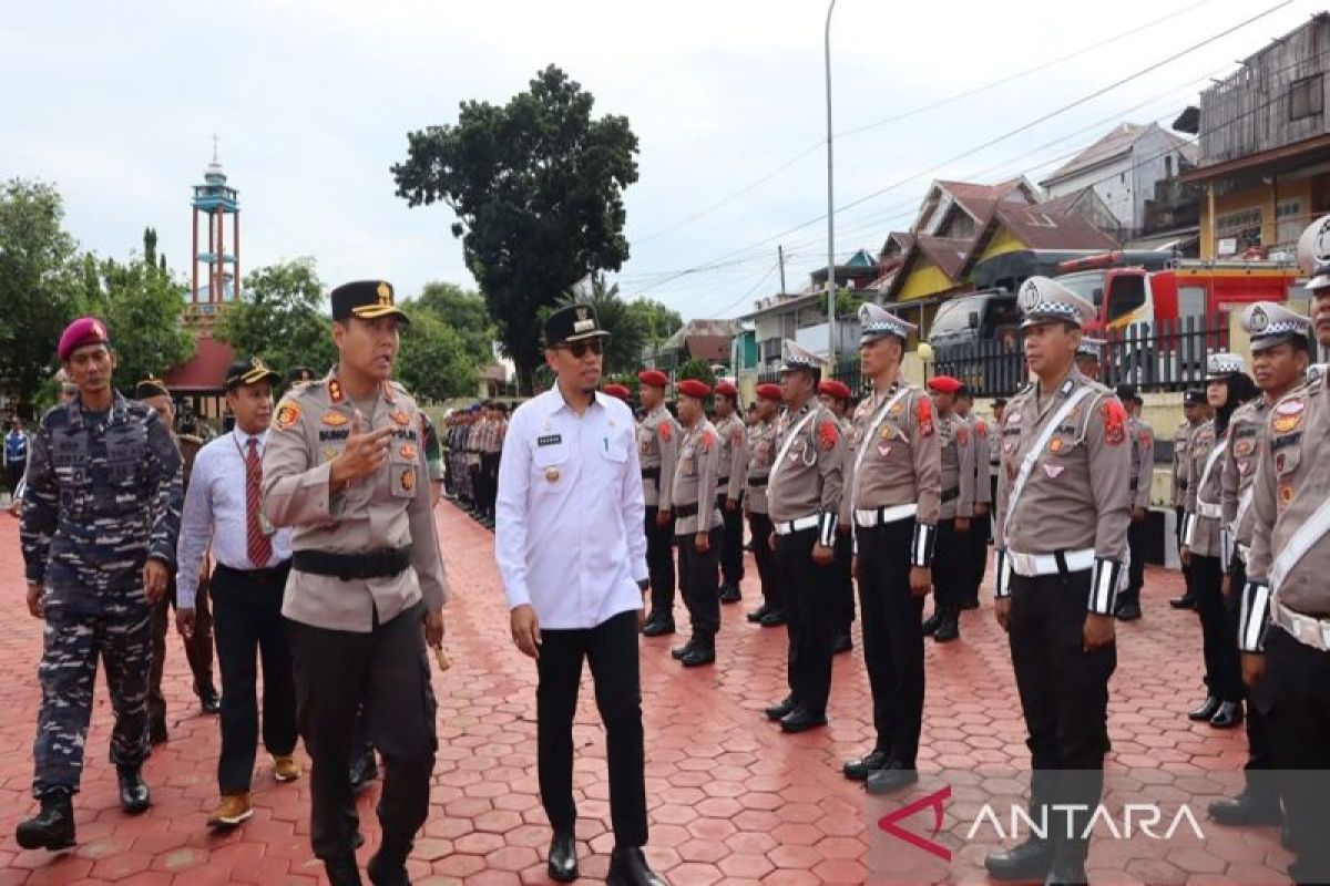 Polres Baubau libatkan 350 personil gabungan dalam Operasi Ketupat Anoa 2024