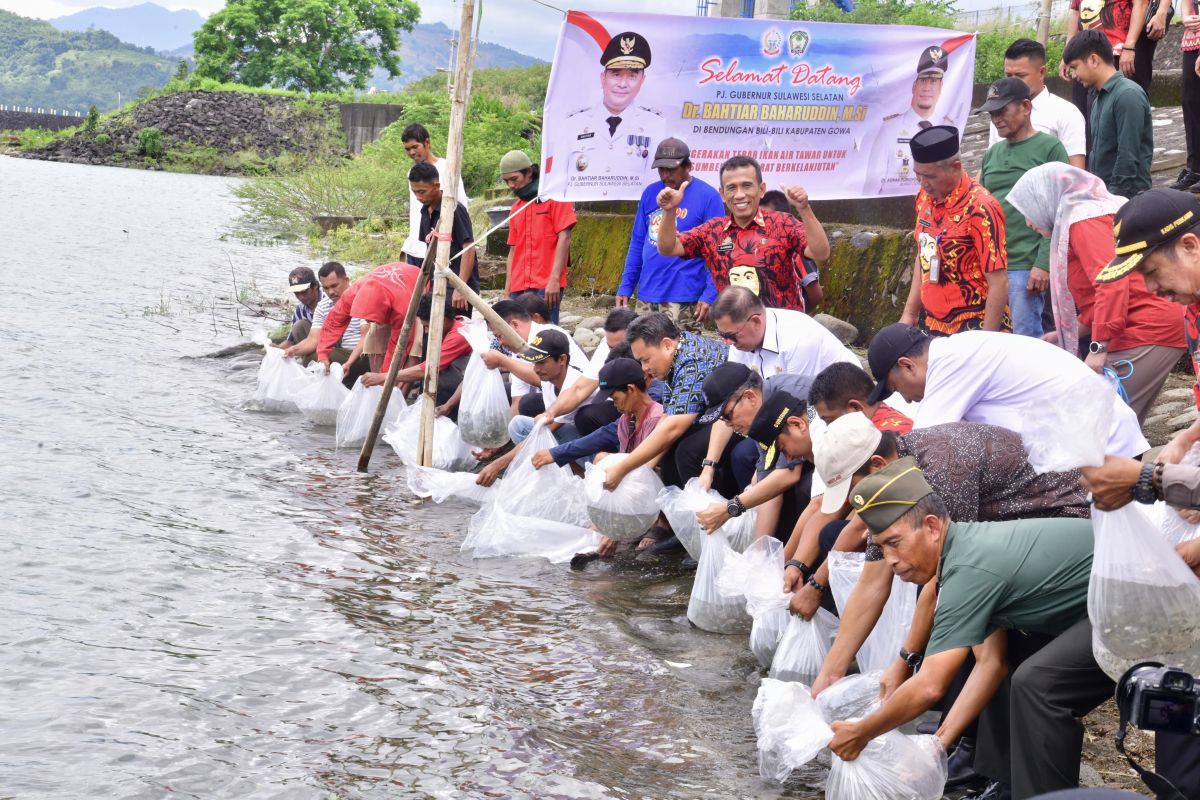 Pj Gubernur Sulsel ajak masyarakat rawat Bendungan Bili-bili di Gowa