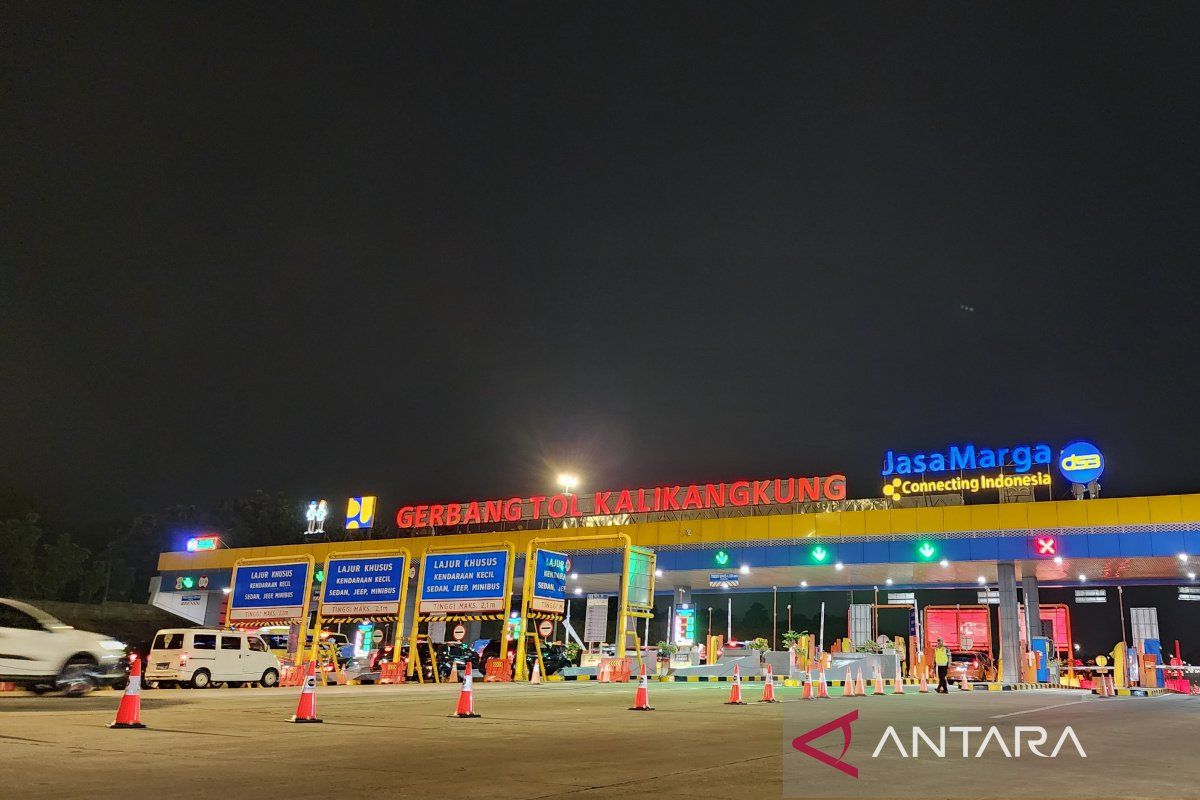 Gerbang Tol Kalikangkung steril jelang jalur satu arah