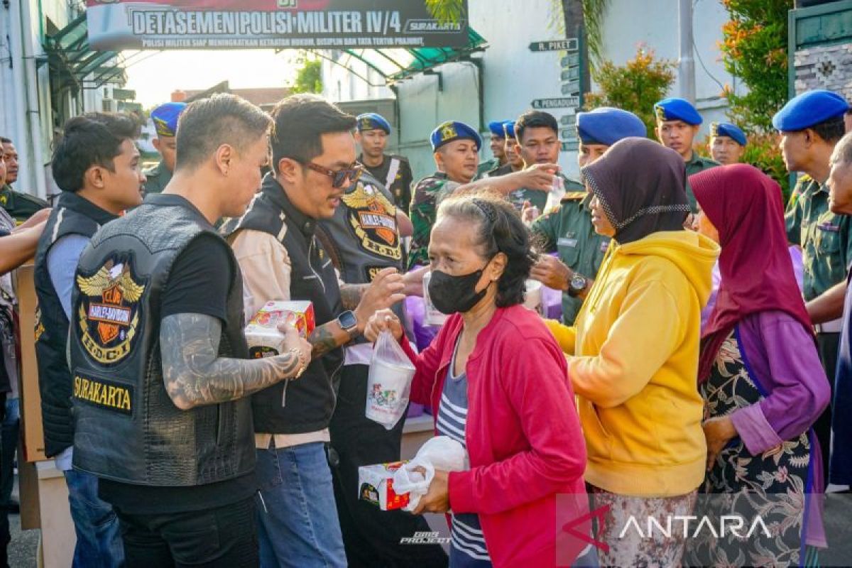 Komunitas motor di Solo gelar bakti sosial selama Ramadhan