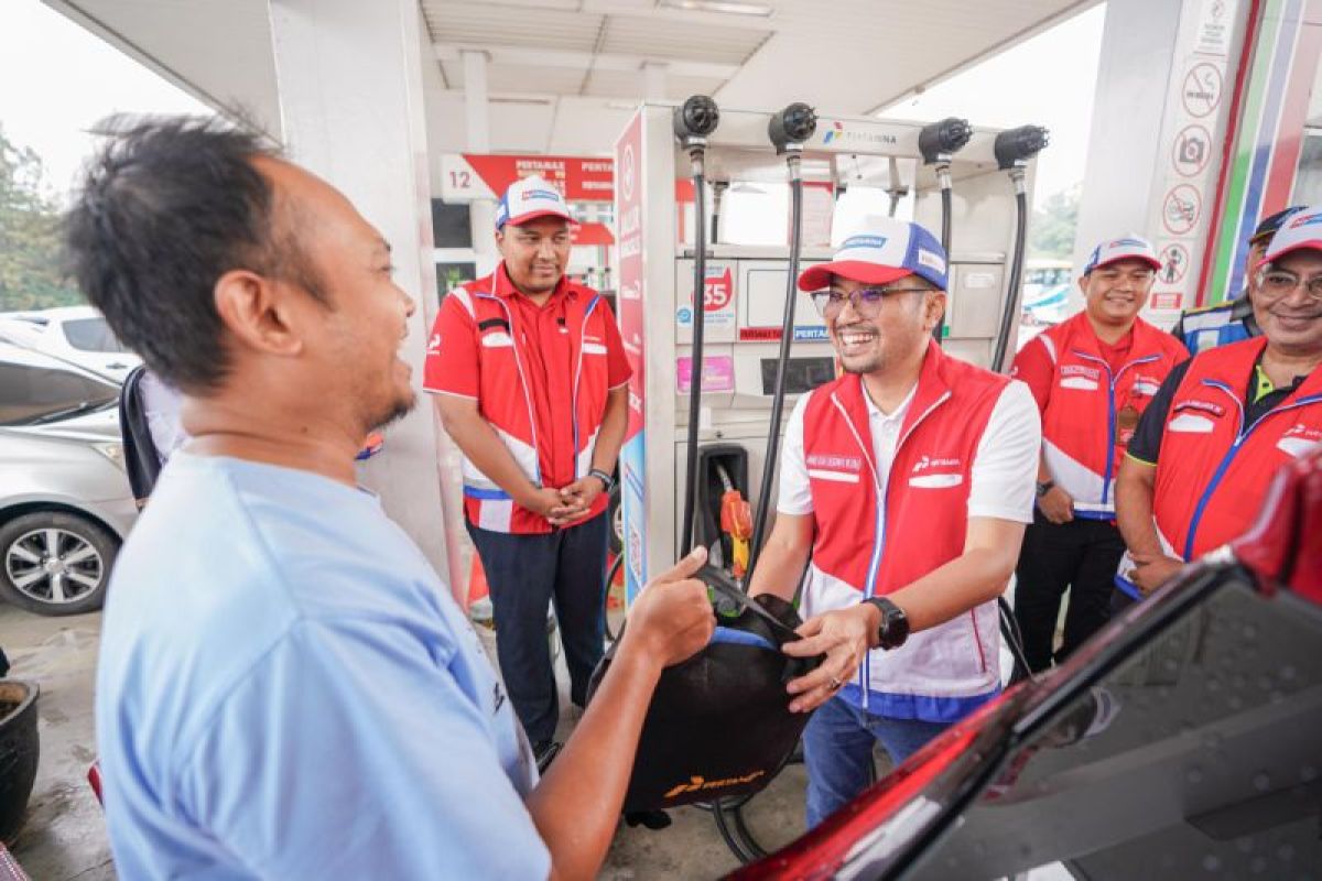 Direktur Pemasaran Regional Pertamina Patra Niaga cek langsung layanan di sepanjang arus mudik