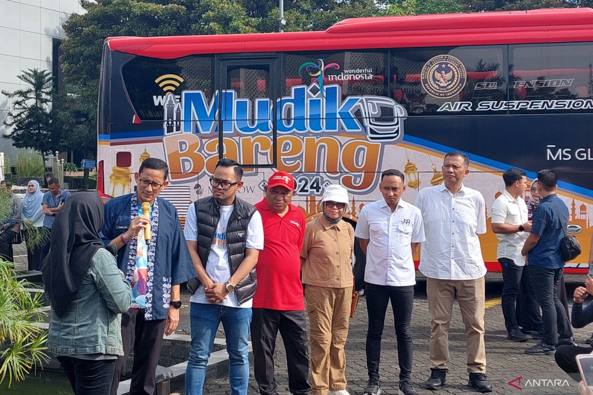 Kemenparekraf gelar mudik gratis dengan 500 peserta