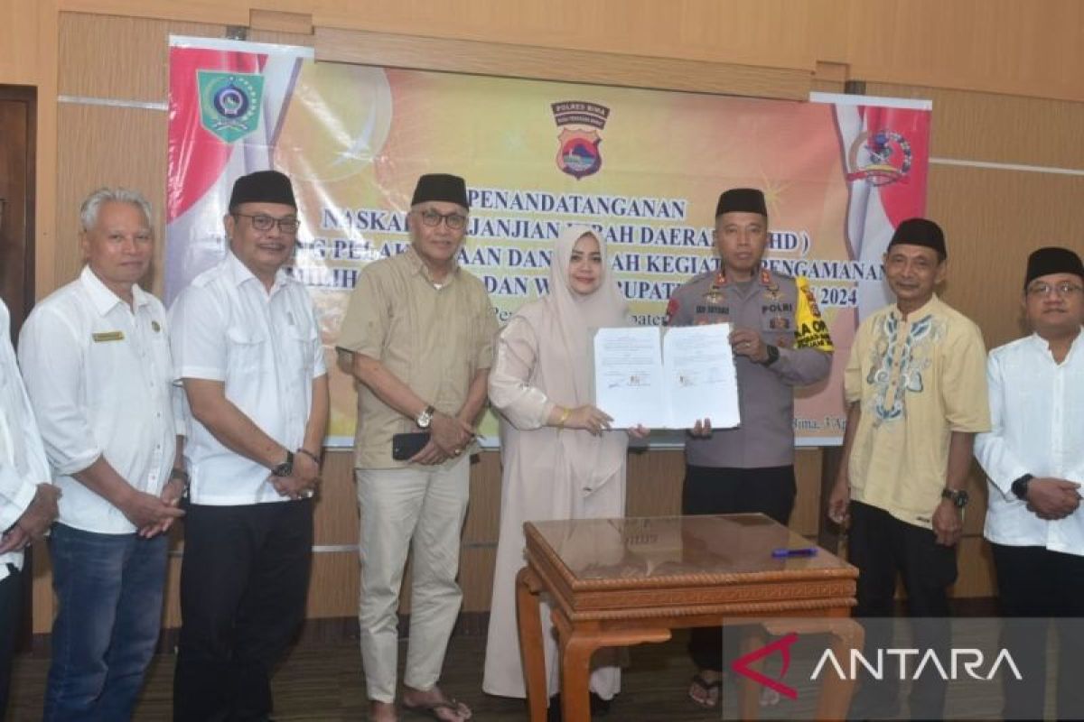 Bima serahkan Rp8,5 miliar anggaran pengamanan Pilkada 2024