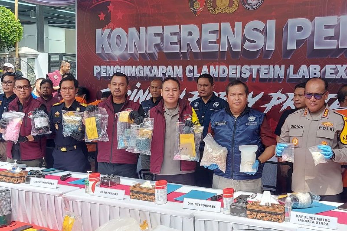 Polri-Bea Cukai bongkar pabrik gembong narkoba Fredy Pratama