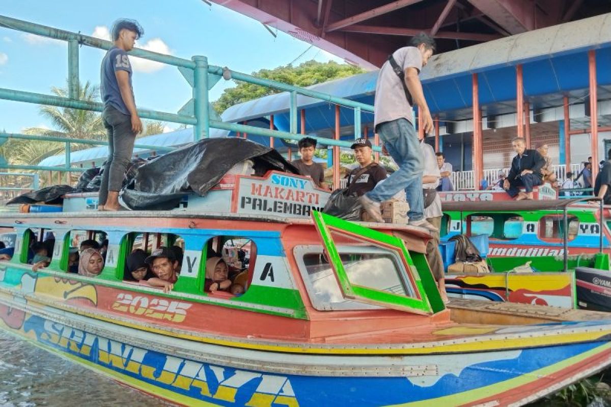 Speedboat jadi alternatif warga Palembang  mudik ke Banyuasin