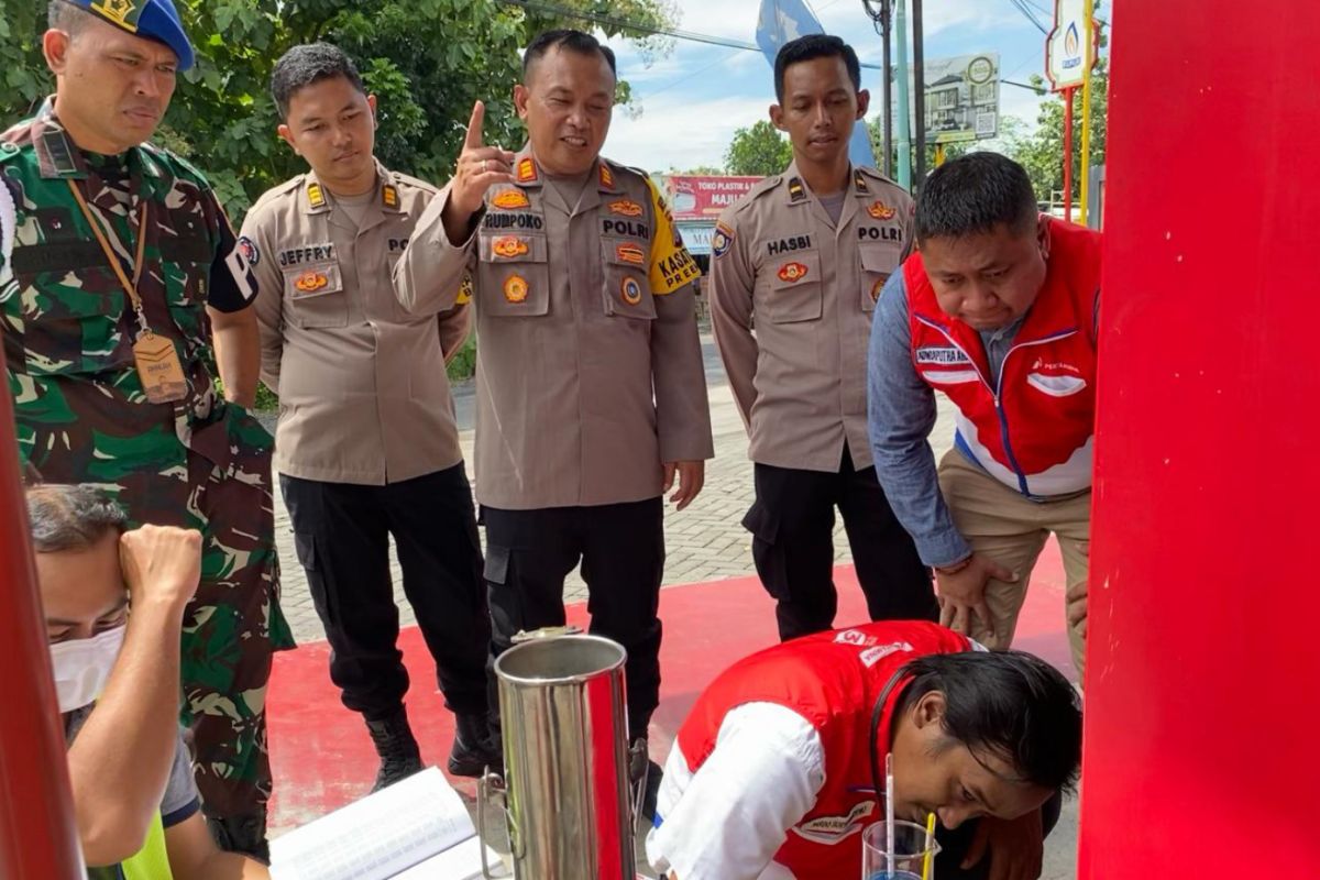 Polres Bantul dan Pertamina cek takaran SPBU mengantisipasi kecurangan