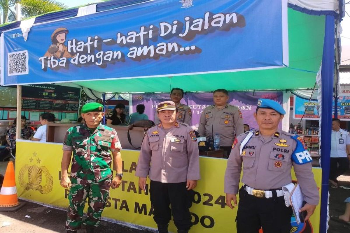 Kondisi Terminal Malalayang  aman terkendali melayani penumpang mudik