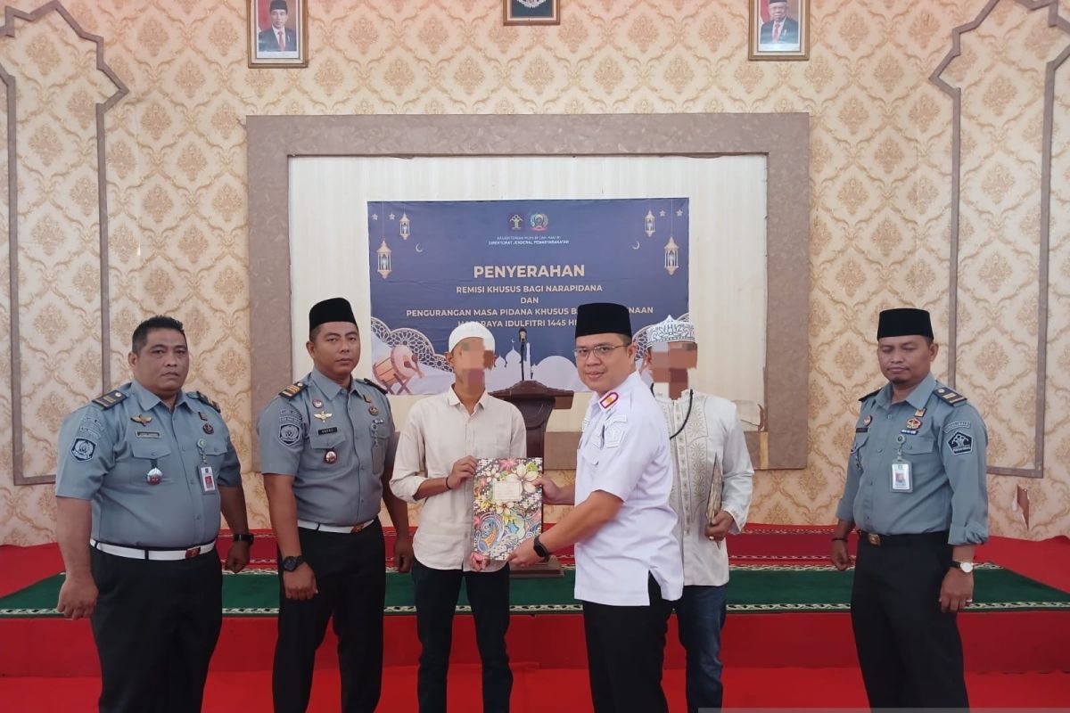 142 WBP Rutan Kelas IIB Padang Panjang terima Remisi khusus Idul Fitri