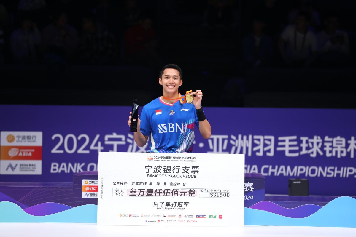 Jonatan Christie jadikan kemenangan di BAC dan All England 2024 jadi bekal konsistensi