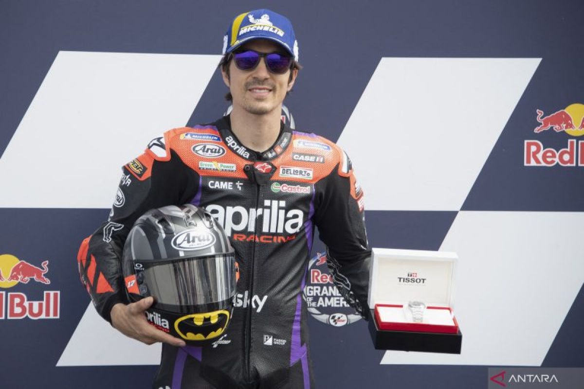 Pembalap Maverick Vinales juarai Grand Prix America