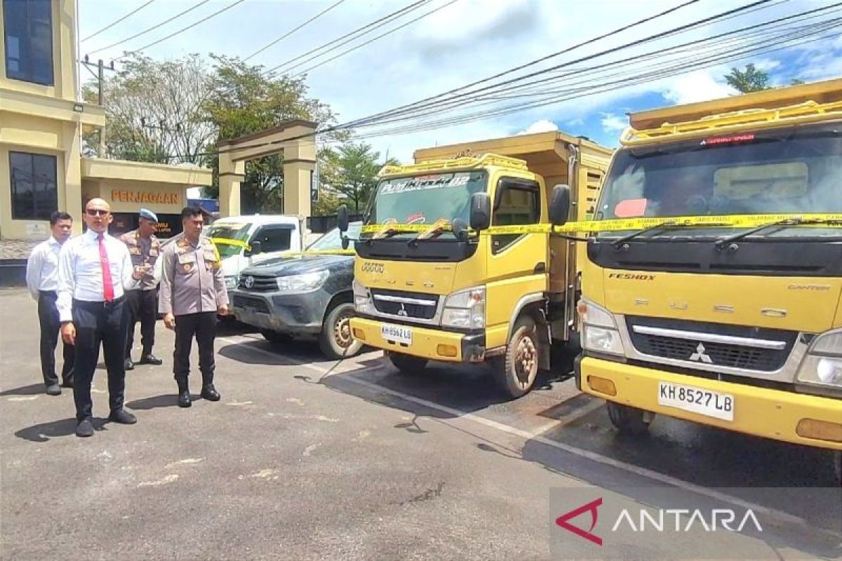 Polres Kotim ringkus tujuh tersangka penjarahan sawit di Mentaya Hulu