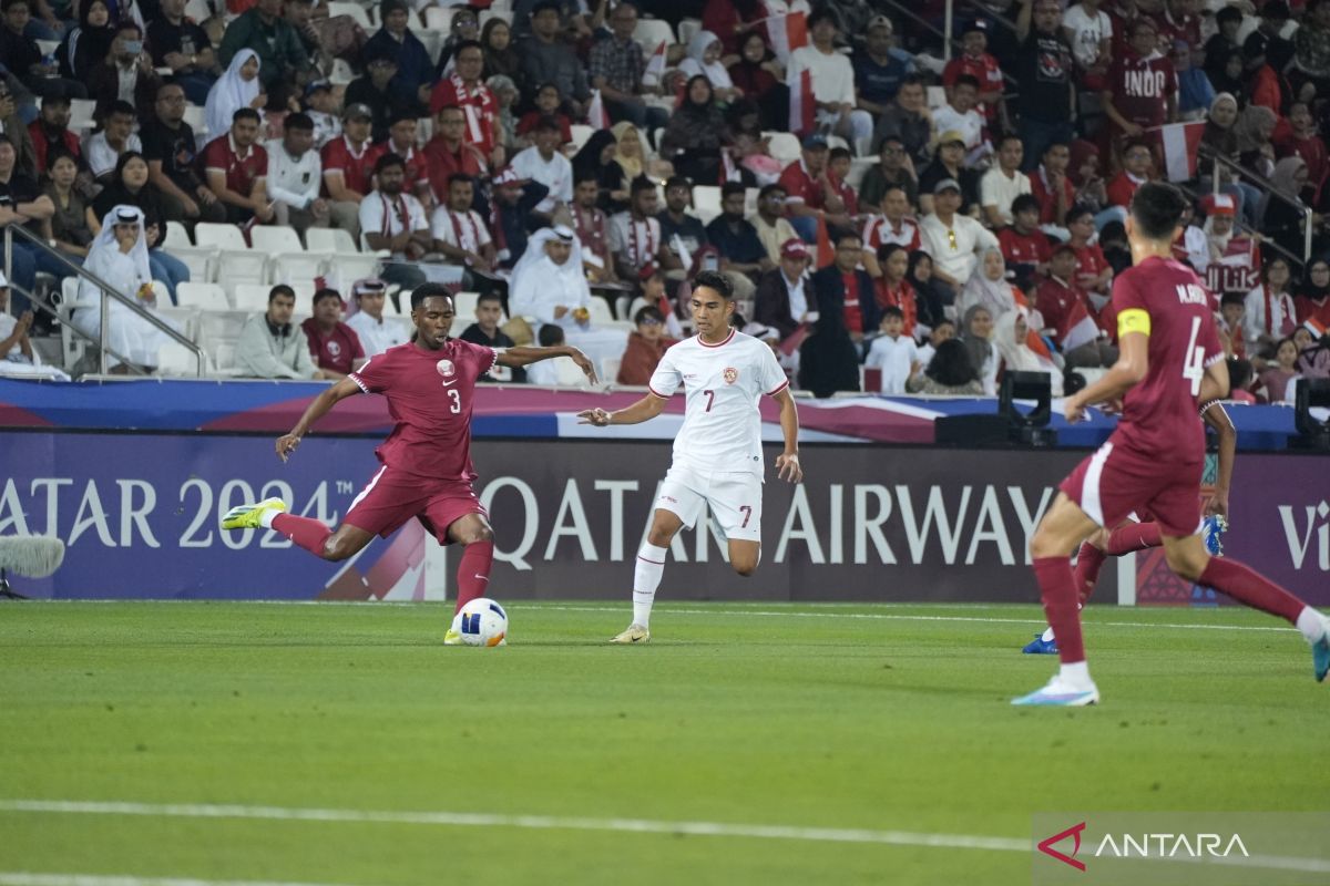 Indonesia kalah 0-2 dari Qatar di laga pembukaan Piala Asia U-23