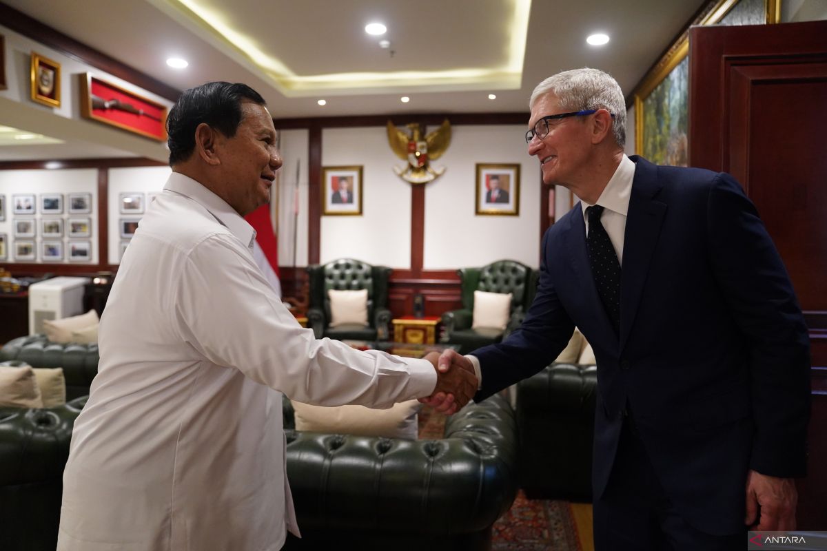 CEO Apple ajak Prabowo kerja sama di bidang pengembangan teknologi