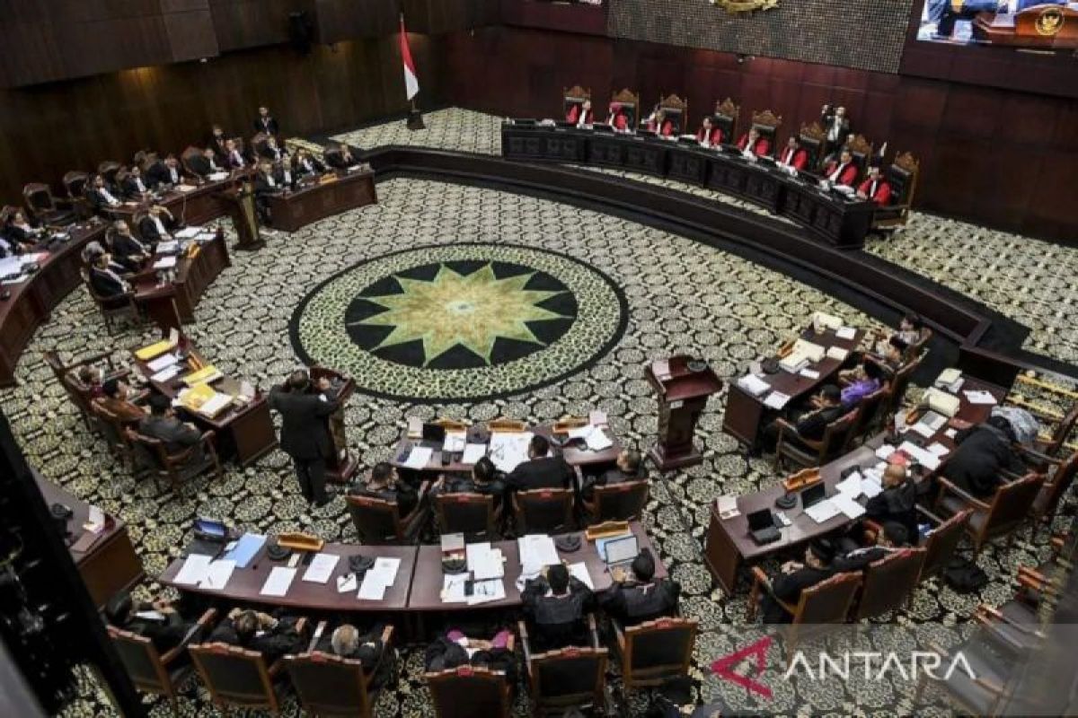 MK membacakan putusan PHPU Pilpres 2024 pada 22 April pukul 9 pagi