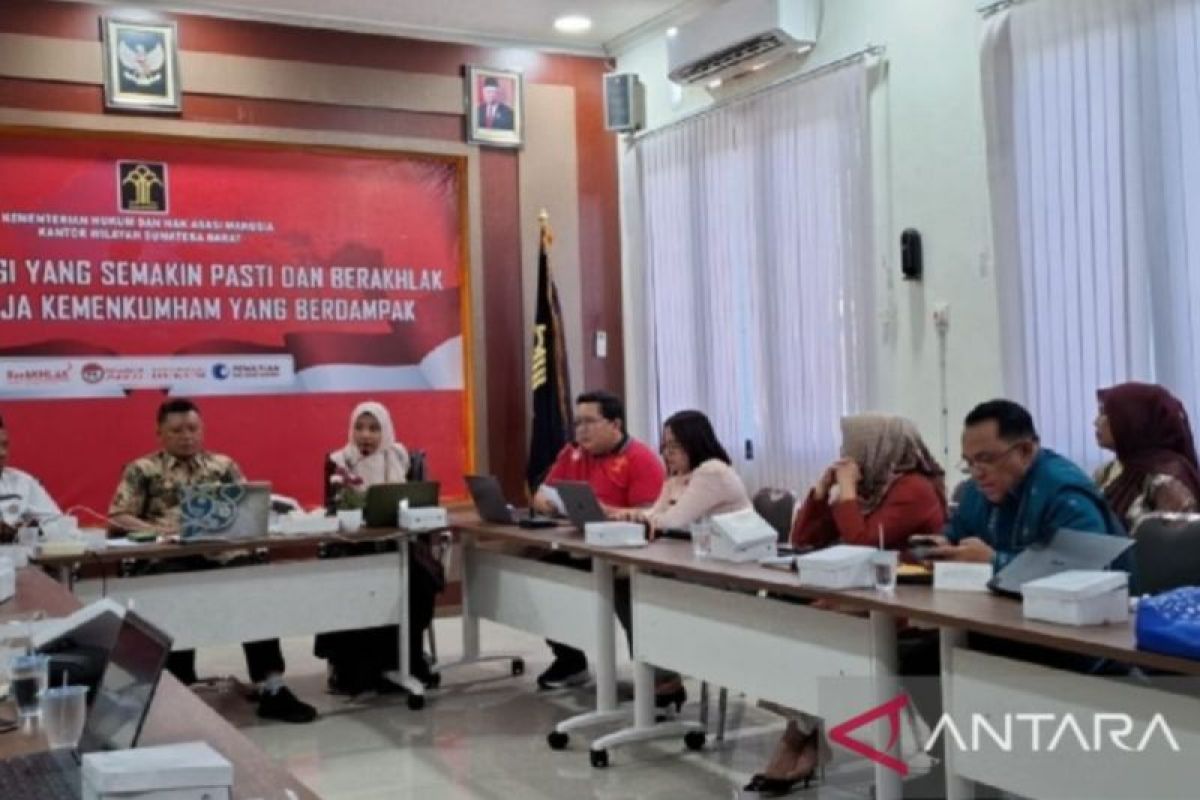 Kemenkumham Sumbar harmonisasi peraturan tarif layanan BLUD SMK