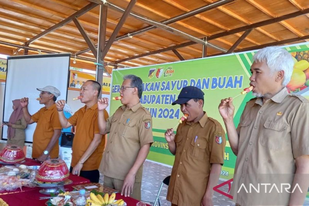 Pemkab Sigi ajak masyarakat rutin konsumsi sayur dan buah tiap hari