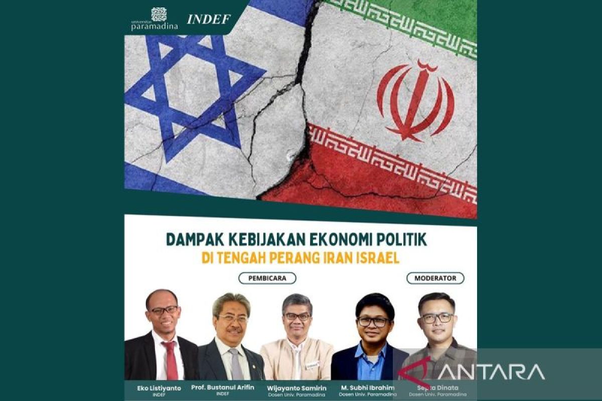 Paslon terpilih sebaiknya mulai mitigasi dampak perang Iran vs Israel