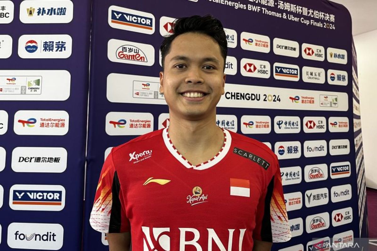 Piala Thomas 2024: Ginting gulung Inggris di fase grup