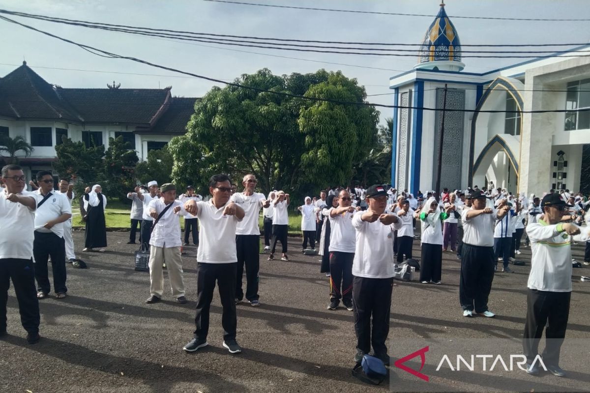 Kemenag Sumsel gelar senam haji Indonesia