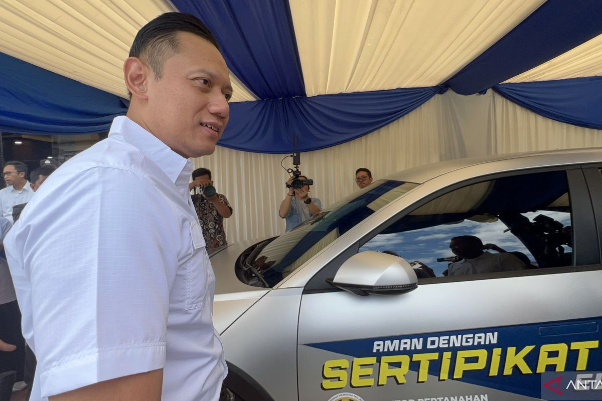 Menteri AHY pastikan sistem keamanan sertifikat tanah elektronik baik