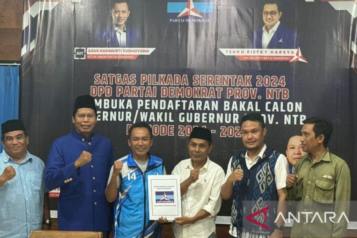 Mantan Dubes Turki resmi daftar Pilgub NTB lewat Demokrat