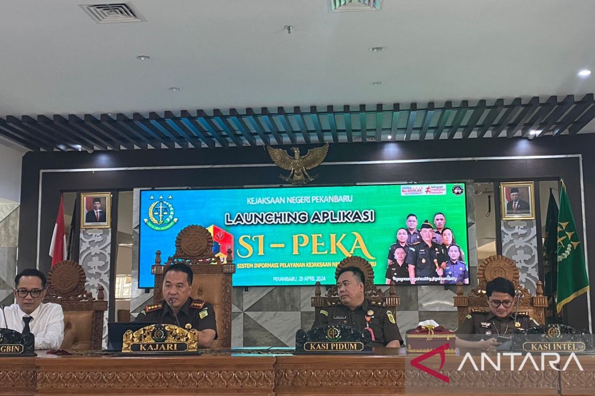 Kejari Pekanbaru luncurkan aplikasi baru, masyarakat tak perlu lagi antre