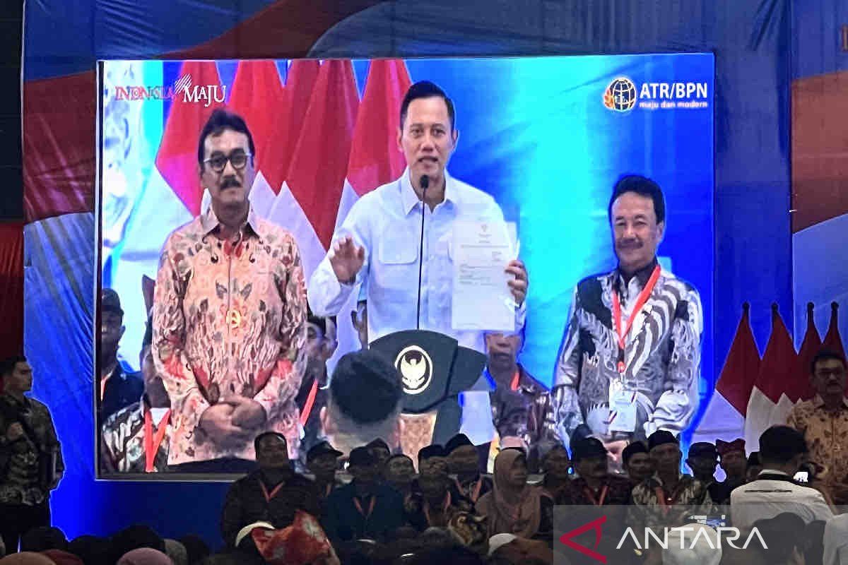 Menteri ATR hadirkan iklim investasi lewat kepastian hukum