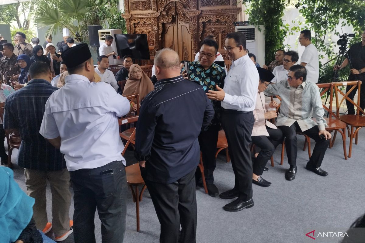 Timnas AMIN lakukan pembubaran di rumah Anies Baswedan