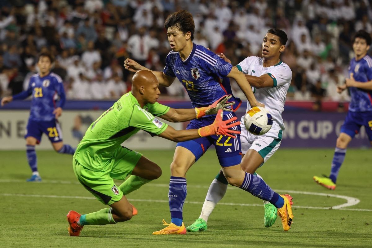 Jepang berhasil lolos ke final Piala Asia U-23 setelah menang 2-0 atas Irak