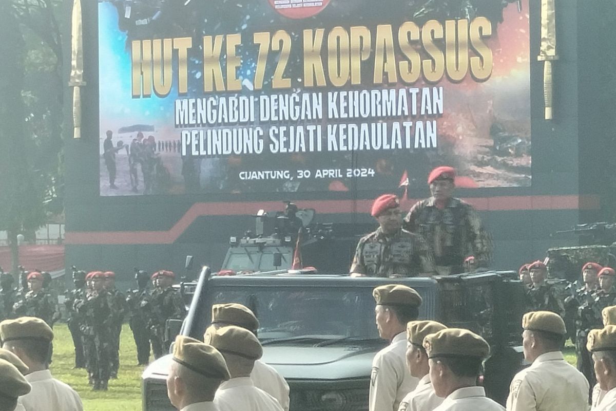 Panglima sebut Kopassus harus tingkatkan kualitas SDM dan teknologi alutsista