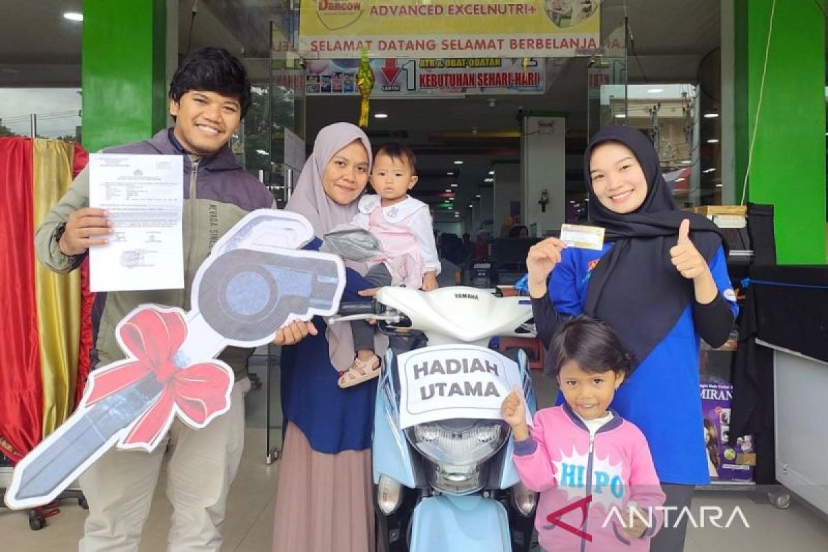 Gebyar HUT 10 Tahun, Marina Swalayan tebar hadiah 5 Unit motor