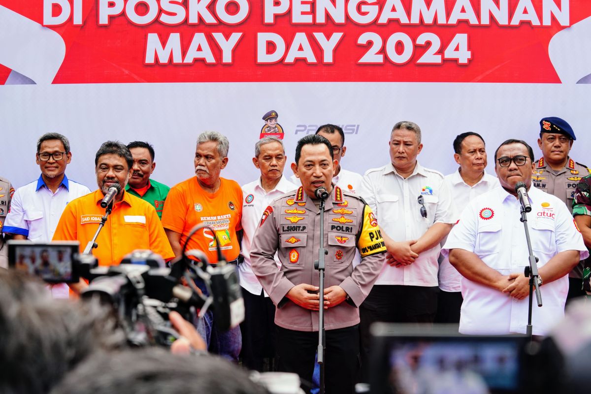 Kapolri komitmen lindungi  hak buruh bentuk tim khusus