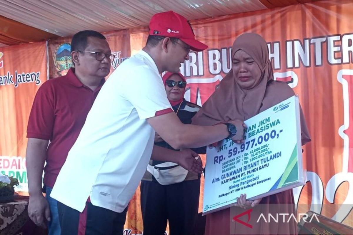 Pj bupati  harapkan seluruh pekerja di Banyumas terlindungi BPJAMSOSTEK