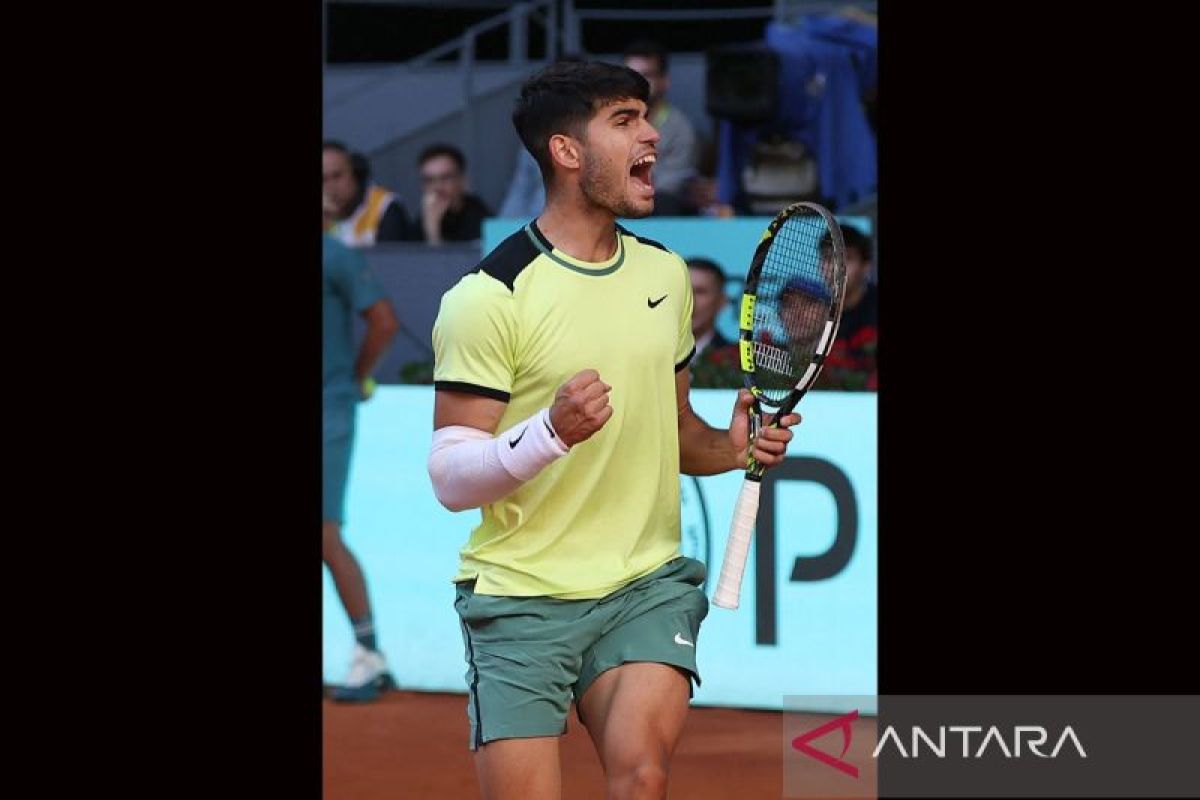 Alcaraz siapkan pertandingan semifinal French Open melawan Sinner