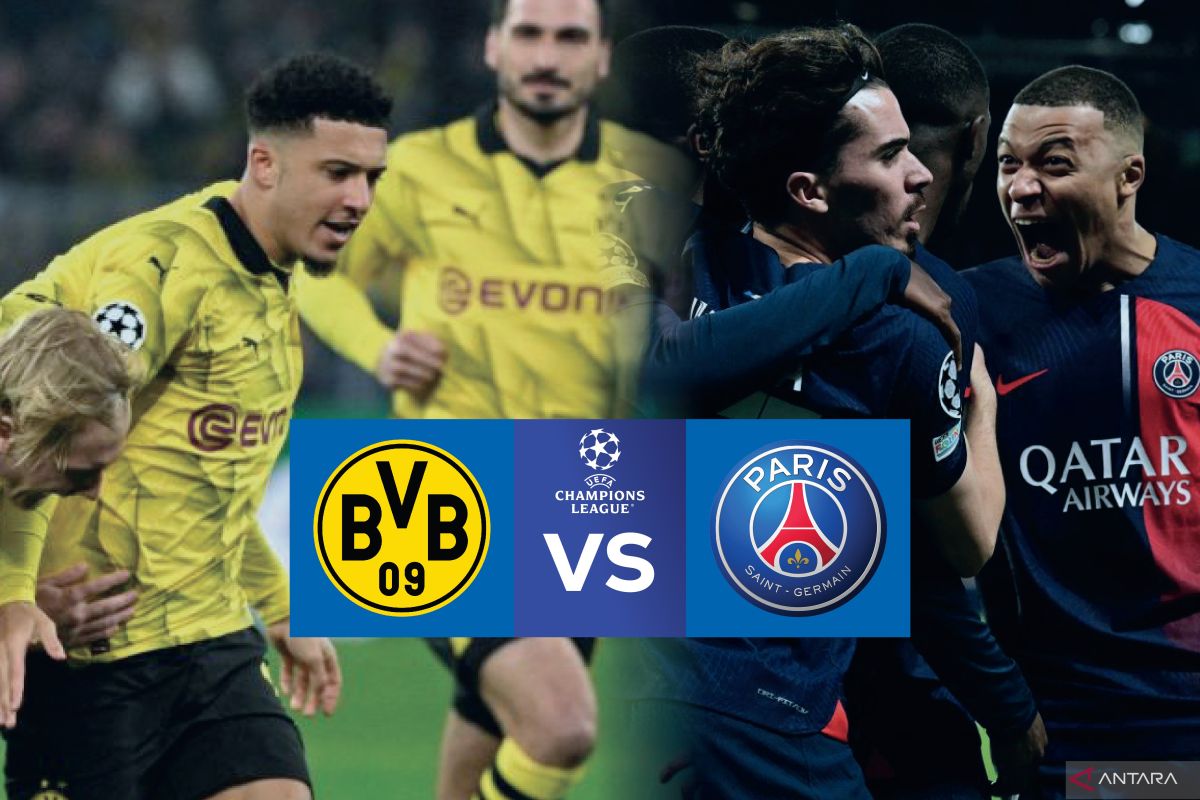 Prediksi Dortmund vs PSG, skor, susunan pemain dan head to head