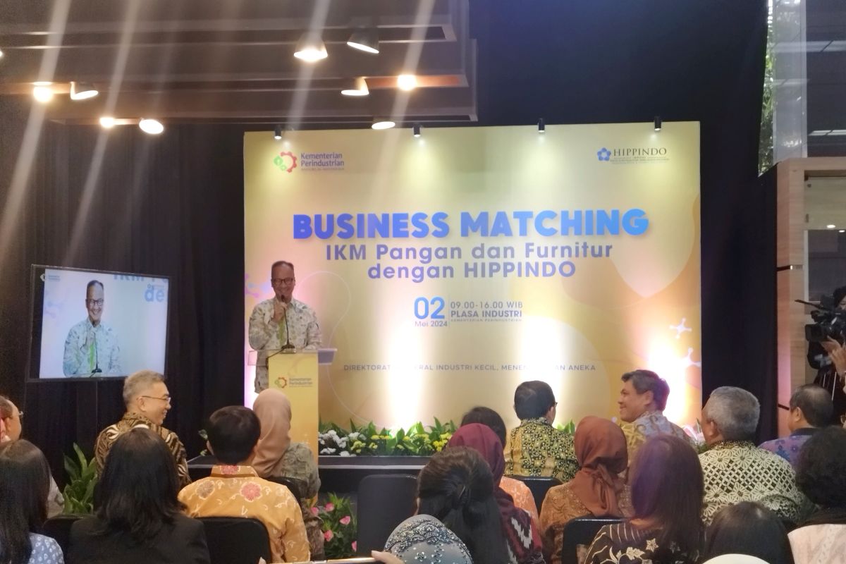 Kemenperin dorong daya jual IKM pangan-furnitur di business matching