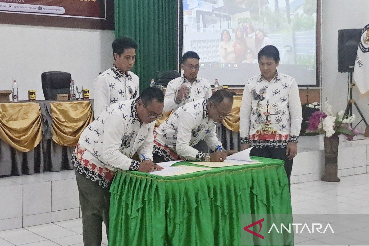 KPU Gumas tetapkan 25 caleg terpilih hasil Pemilu 2024