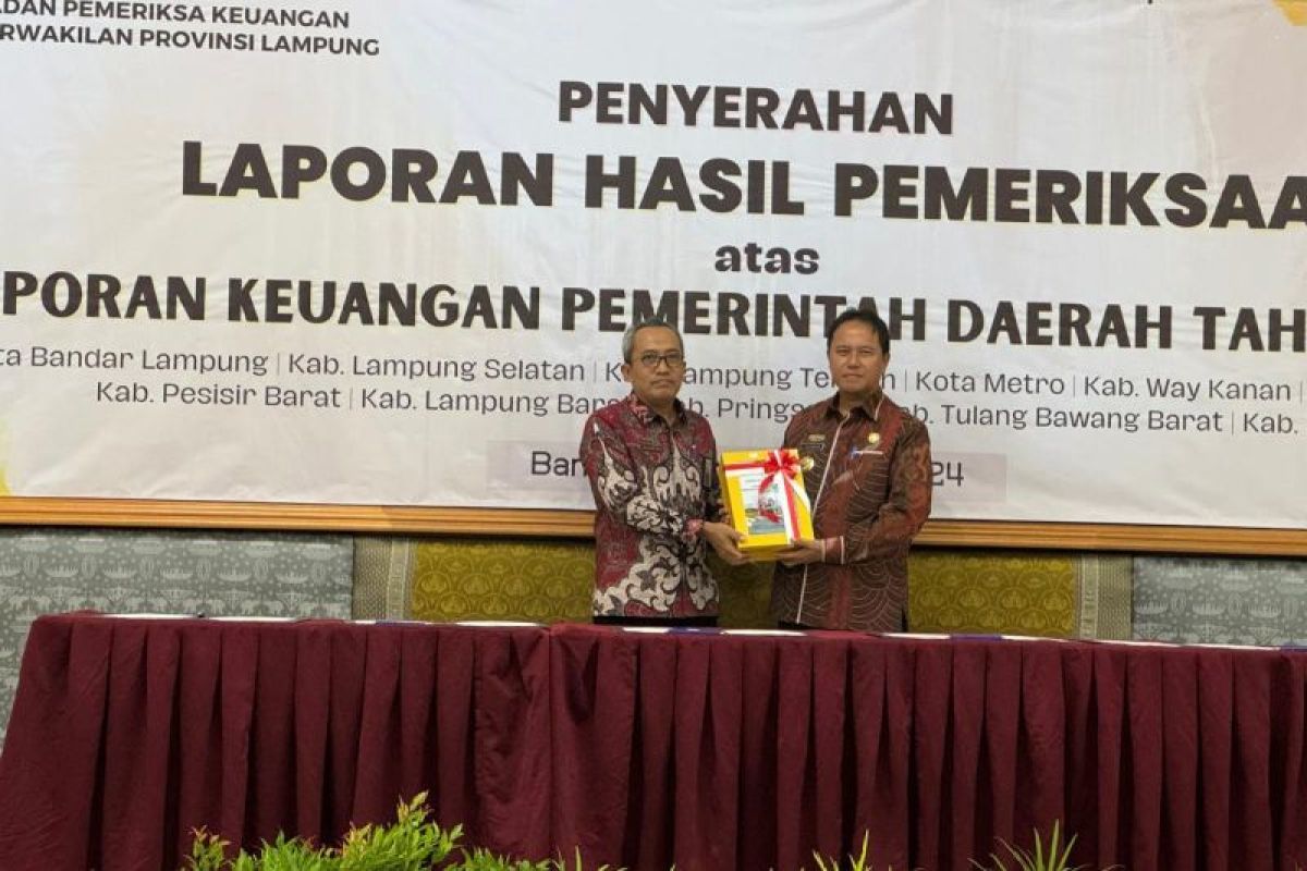 Lampung Barat terima opini WTP ke-14