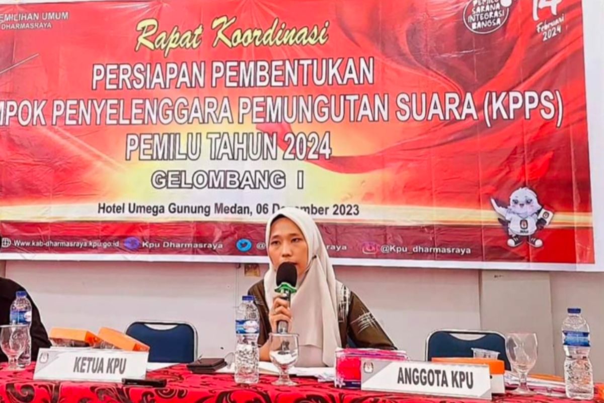 KPU Dharmasraya butuh 156 PPS untuk Pilkada