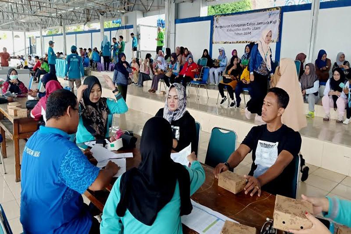 Dinas Kesehatan Barito Utara periksa kebugaran 145 JCH