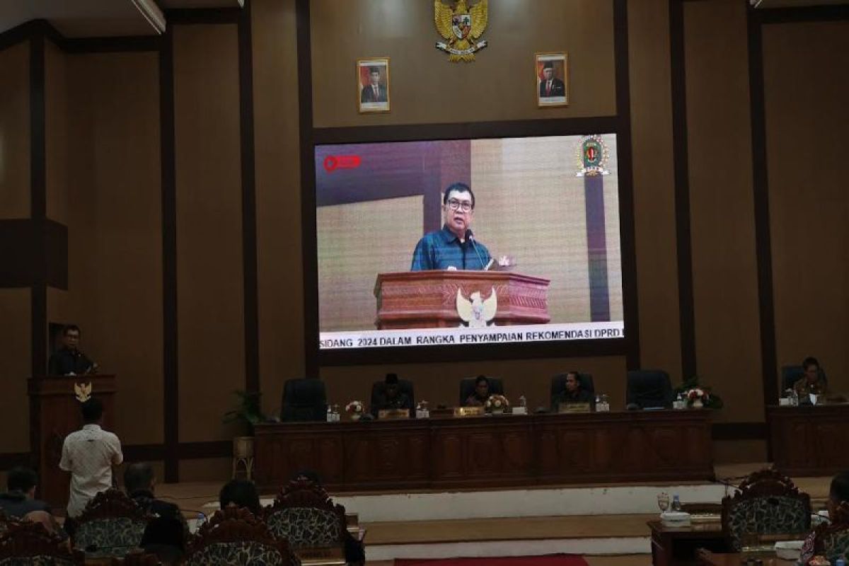 DPRD Katingan sampaikan 12 rekomendasi terhadap LKPJ Bupati