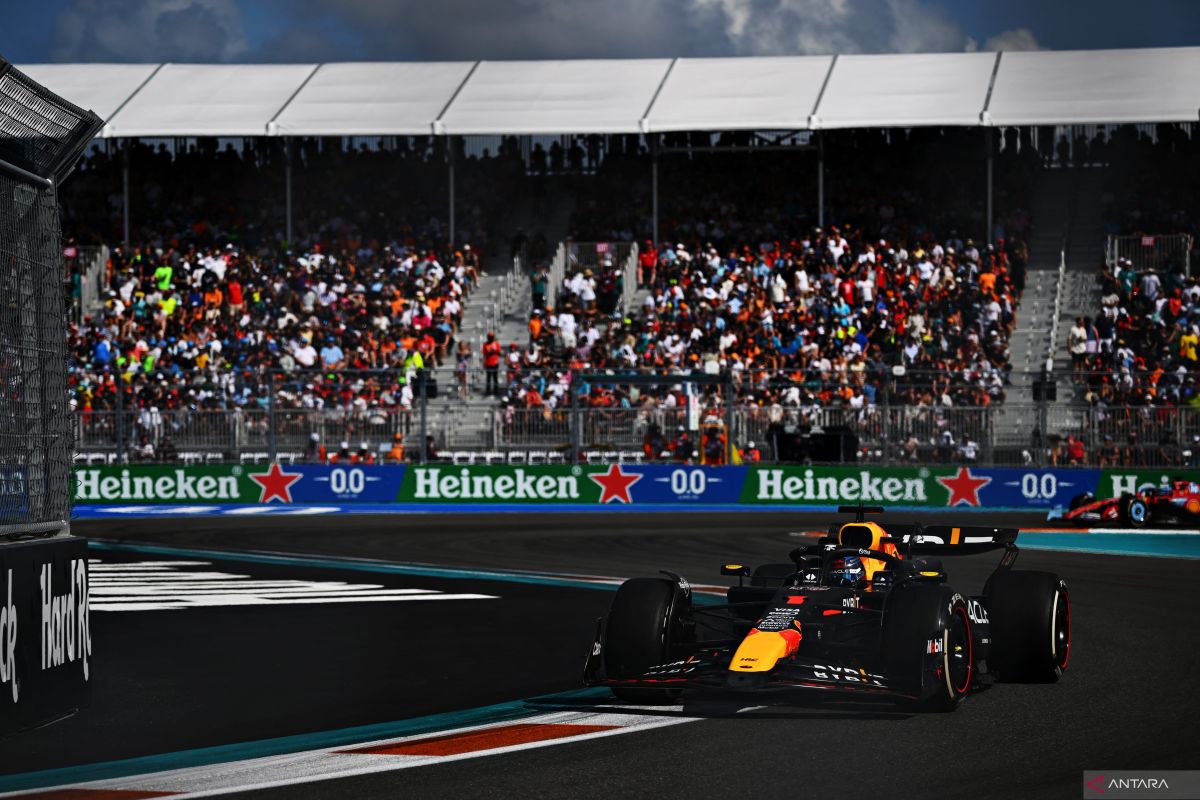 Verstappen tetap pimpin klasemen, meski hanya podium kedua di Miami