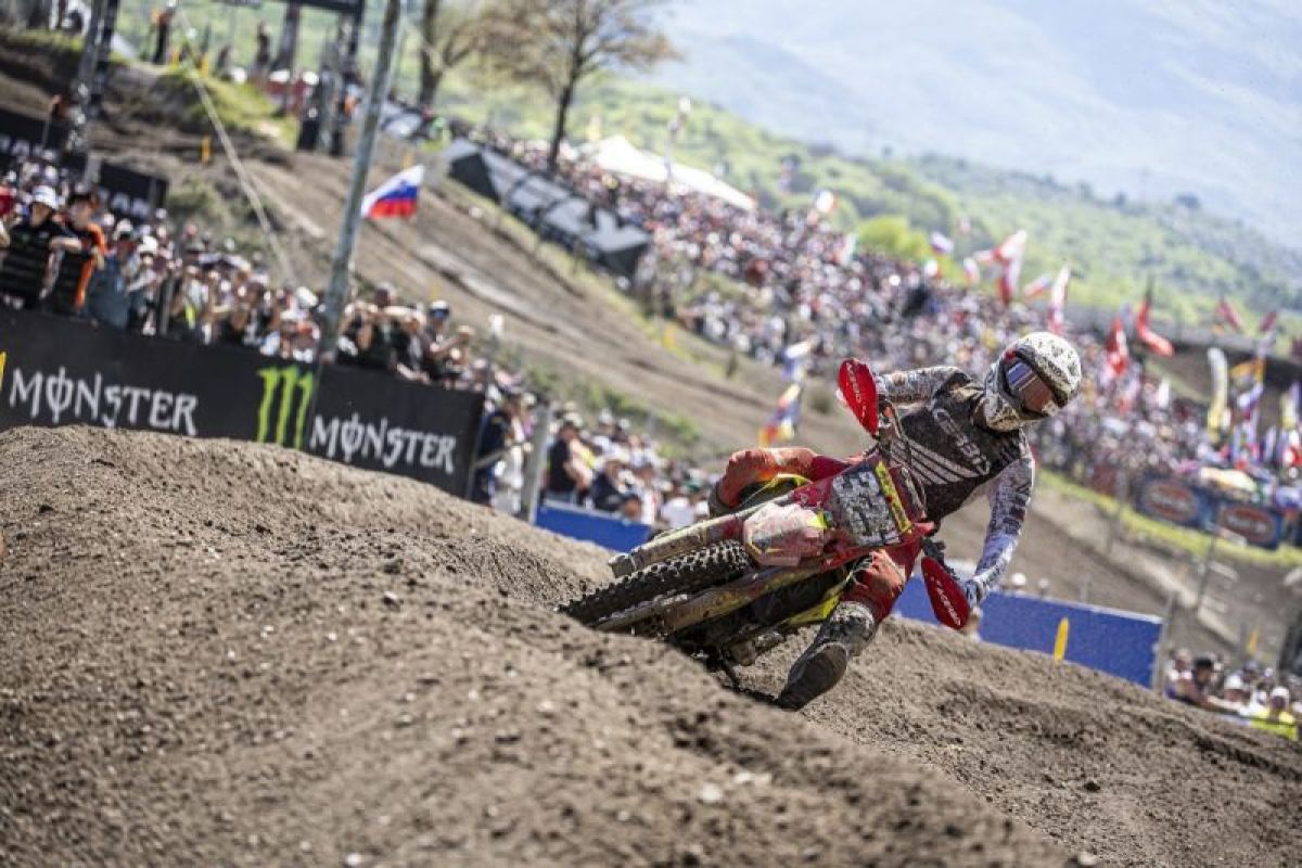 Crosser Astra Honda Delvintor lanjutkan aksinya bersama CrF250R di MXGP Portugal