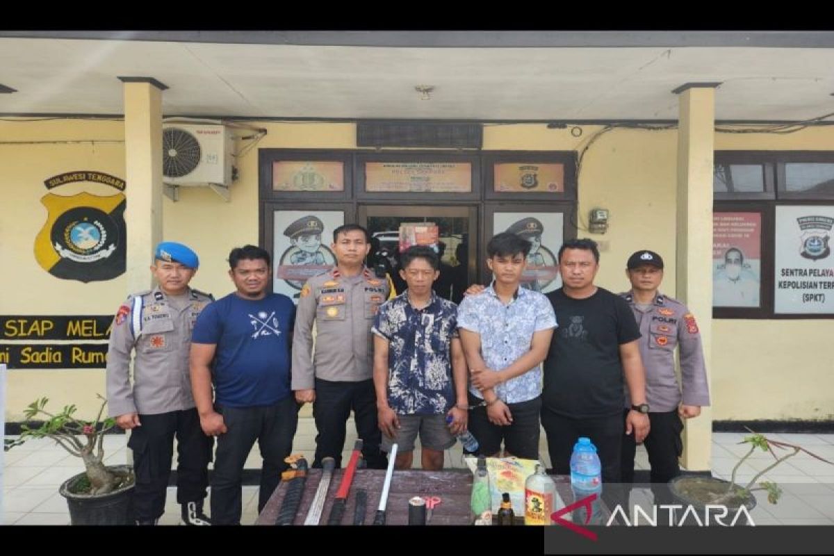 Tim Buser Polresta Kendari tangkap pelaku pembakaran rumah