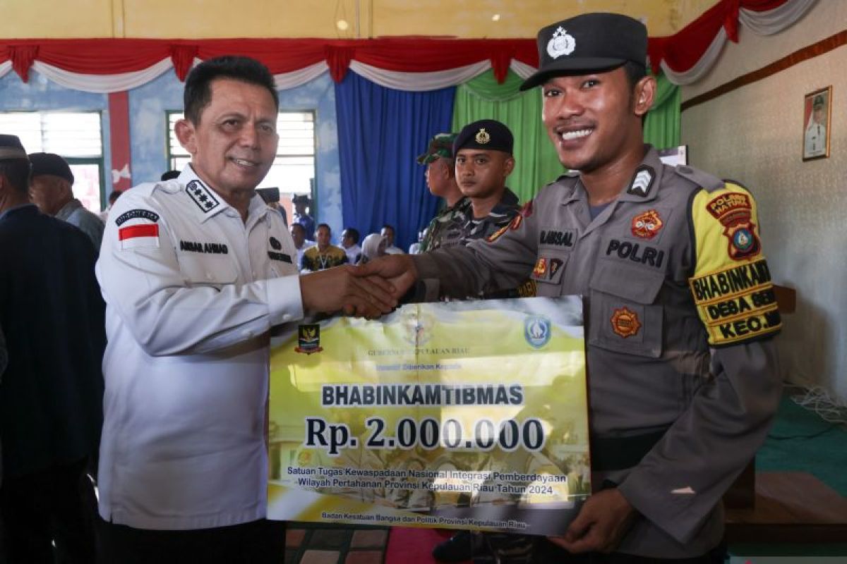 Kepri beri insentif Rp2 juta kepada Babinsa, Bhabinkamtibmas dan Babinpotmar